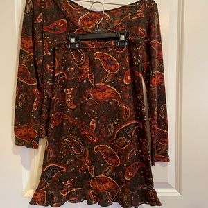 Spanish skirt and top set; Size 0